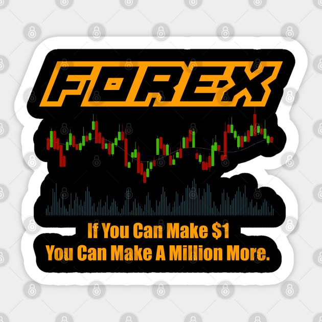 Forex Trader Quote Sticker by Proway Design